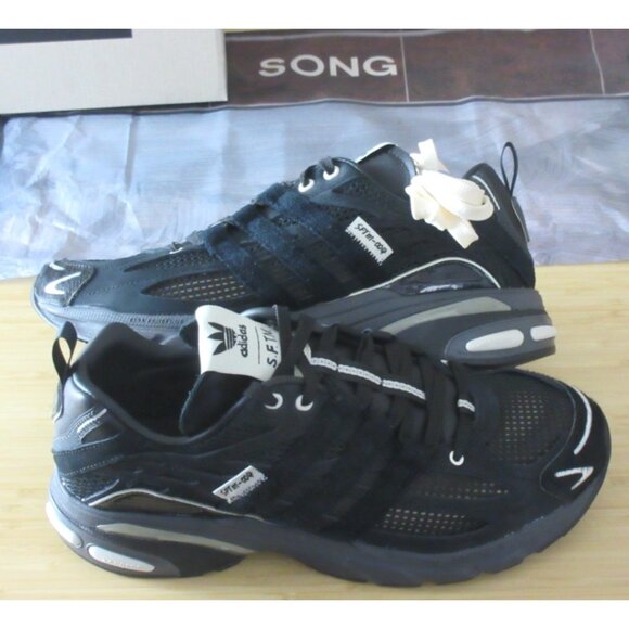Adidas Men's Song for the Mute x Adistar Cushion SFTM Mesh Sneakers Black NIB - Picture 1 of 8